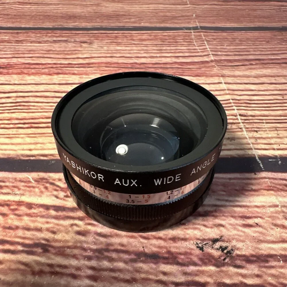 Yashikor Aux Telephoto 1:4 & Aux. Wide Angle 1:4 Lens And Tell-wide Finder Japan